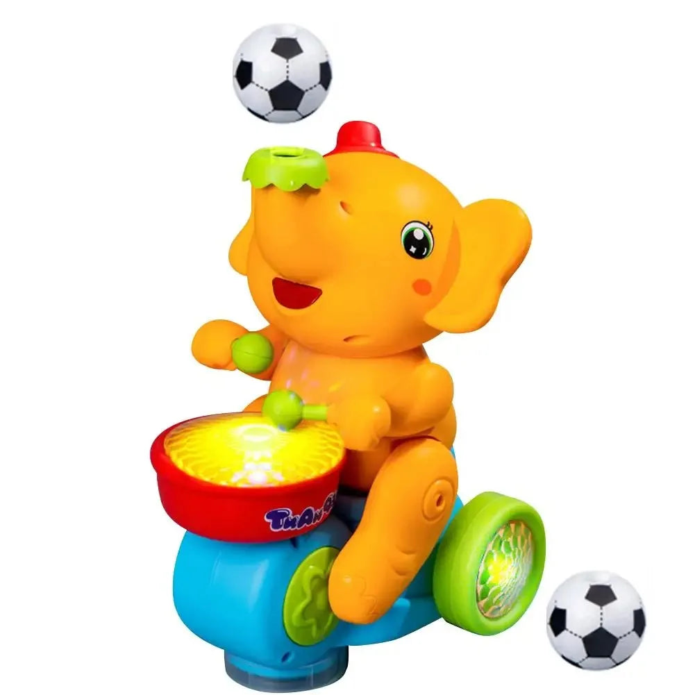 Musical Walking Elephant Drummer Toy