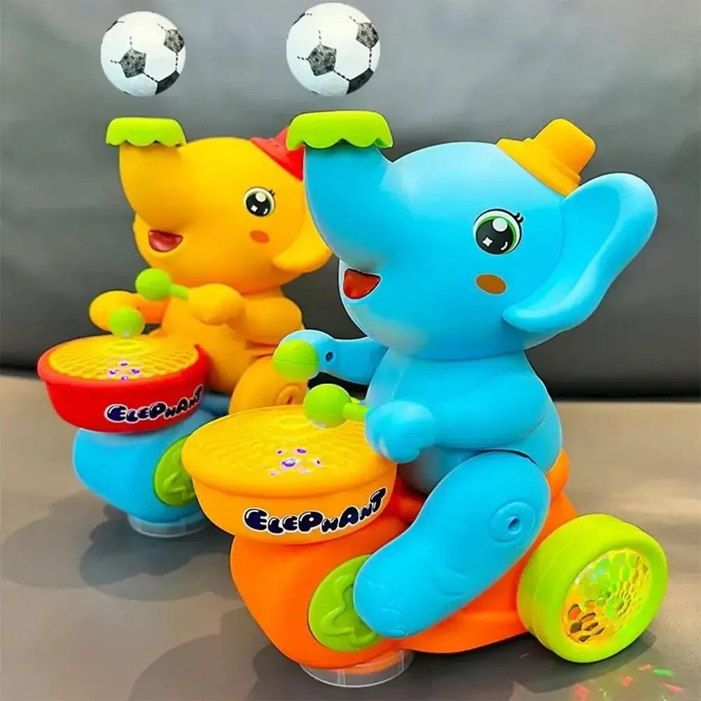 Musical Walking Elephant Drummer Toy