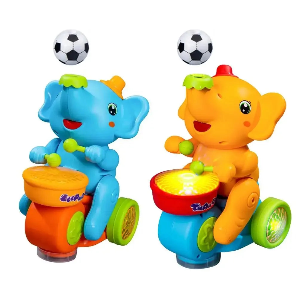 Musical Walking Elephant Drummer Toy