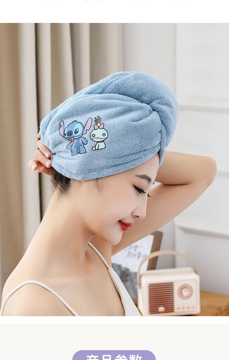 Disney Stitch Hair Towel