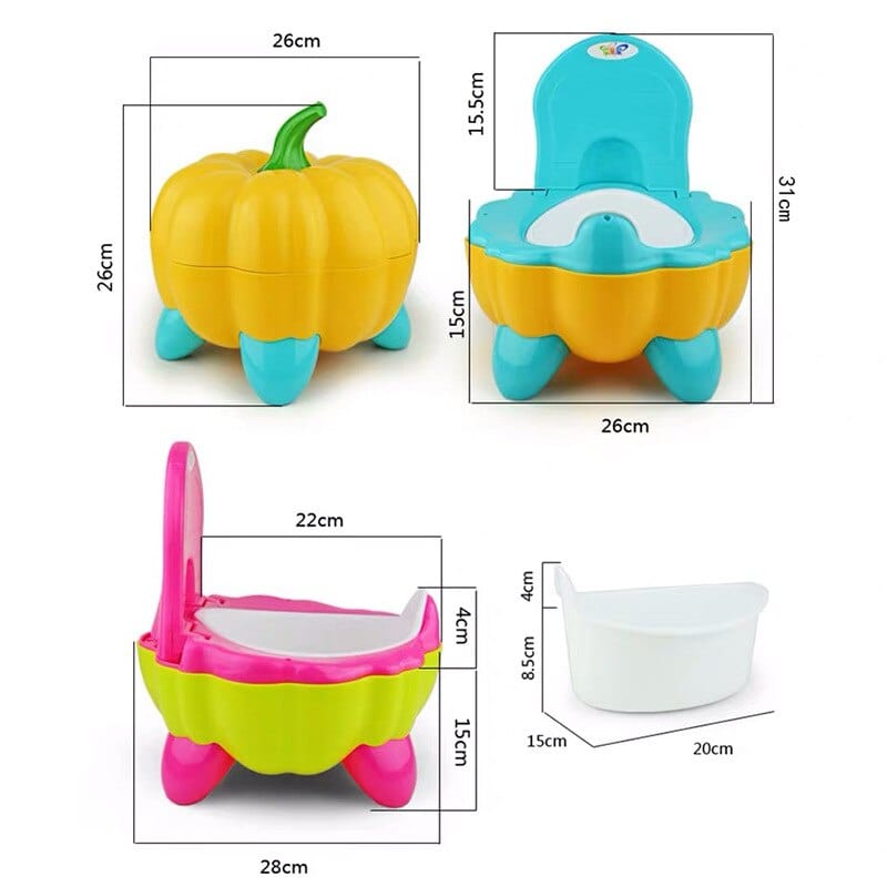 Pumpkin Shape Portable Toilet